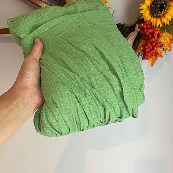 Marine Layer Jude Flutter Sleeve Dress Small in Jade Sheen Green - Picture 7 of 7